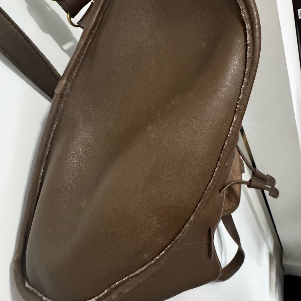 Coach Brown Leather Rucksack Backpack style 9943 - Picture 4 of 5